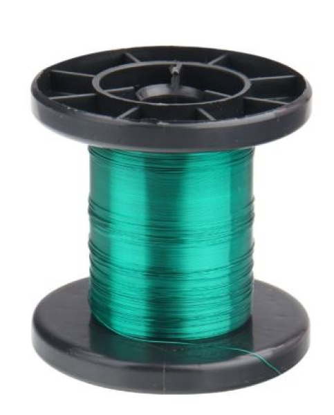 LD15-4 Kupfer Lackdraht Ø 0,15 mm / 100 m / grün